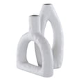 thumbnail image 1 of SAFAVIEH Paolette Solid Abstract Ceramic Vase, Set of 2, Stone Grey, 1 of 5