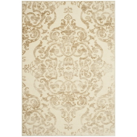 SAFAVIEH Paradise Alannah Damask Vines Area Rug, Stone, 2'7" x 4'