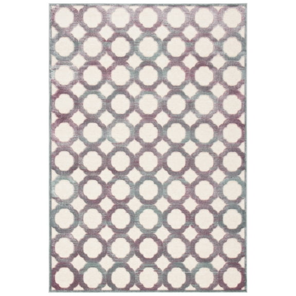 SAFAVIEH Paradise Algernon Geometric Area Rug, Gray/Multi, 5'3" x 7'6"