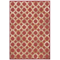 SAFAVIEH Paradise Algernon Geometric Area Rug, Red, 5'3" x 7'6"