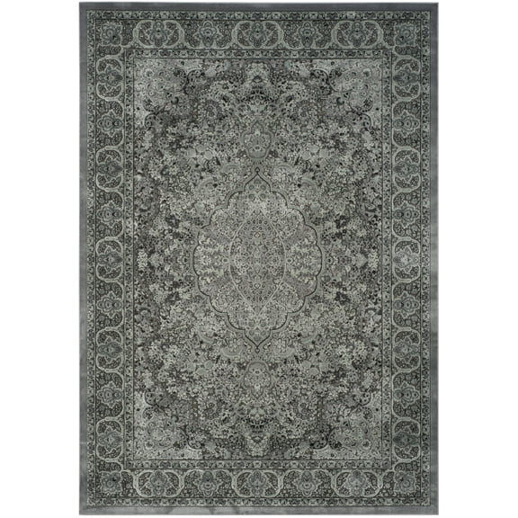 SAFAVIEH Paradise Alton Traditional Area Rug, Light Grey/Anthracite, 8' x 11'2"