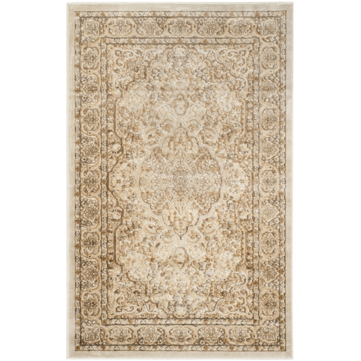 Fortunoff Area Rugs SAFAVIEH Paradise Alton Traditional Floral Area Rug, Stone/Cream, 5'3 ...