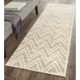 thumbnail image 1 of SAFAVIEH Paradise Bernadine Zigzag Stripes Runner Rug, Stone, 2'2" x 8', 1 of 5