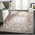 thumbnail image 1 of SAFAVIEH Paradise Caden Floral Medallion Area Rug, Purple/Cream, 6' x 9', 1 of 6