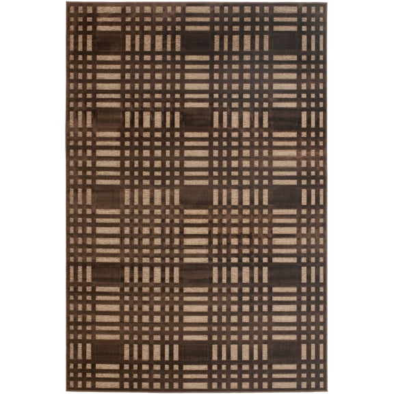 SAFAVIEH Paradise Chandler Geometric Plaid Area Rug, Multi, 5'3" x 7'6"