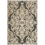 SAFAVIEH Paradise Clark Medallion Area Rug, Stone/Anthracite, 5'3" x 7'6"