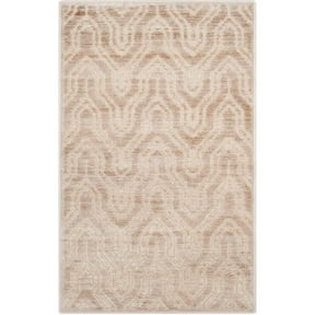 SAFAVIEH Total Performance Francesca Floral Area Rug, Sage/Beige, 4' x ...
