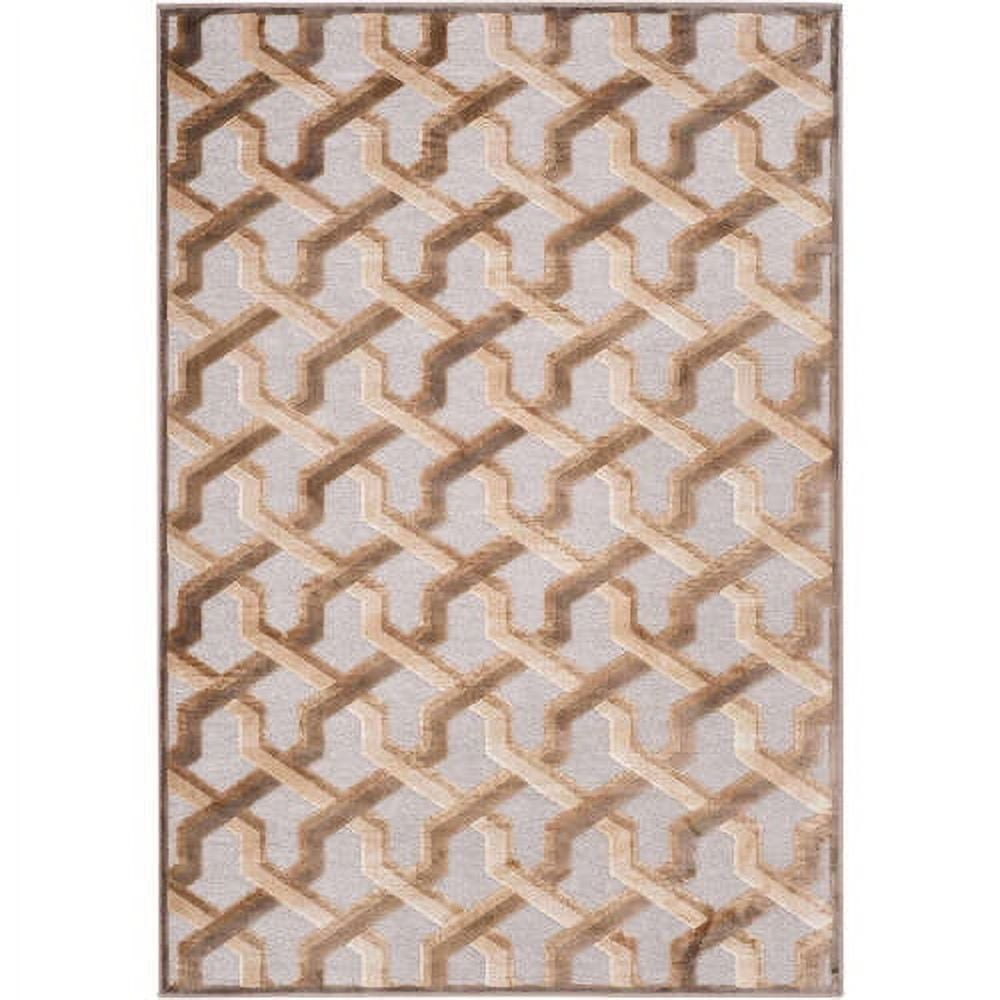 SAFAVIEH Paradise Gayle Geometric Tessellation Area Rug, Mouse, 7'6