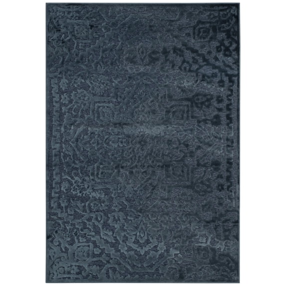 SAFAVIEH Paradise Jerri Damask Area Rug, Navy, 2'7" x 4'