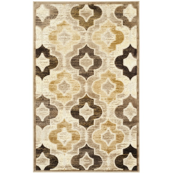 SAFAVIEH Paradise Lakisha Geometric Area Rug, Taupe/Multi, 3'3" x 5'7"