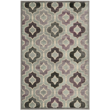 SAFAVIEH Paradise Lakisha Geometric Tessellation Area Rug, Grey/Multi, 2'7" x 4'