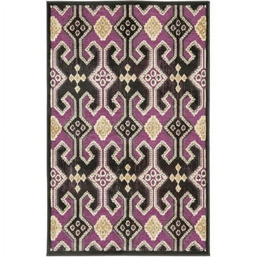 SAFAVIEH Paradise Melanie Geometric Tessellation Area Rug, Fuchsia/Purple, 5'3" x 7'6"