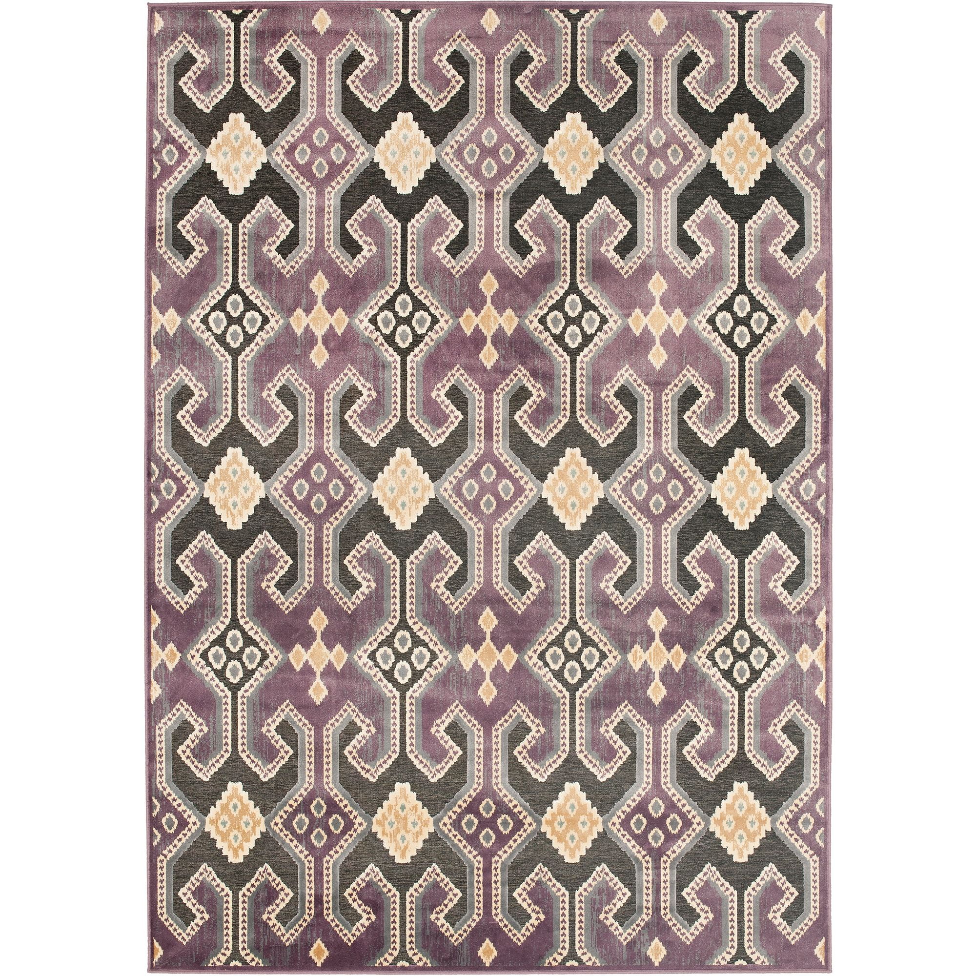 SAFAVIEH Paradise Melanie Geometric Tessellation Area Rug, Purple/Multi ...