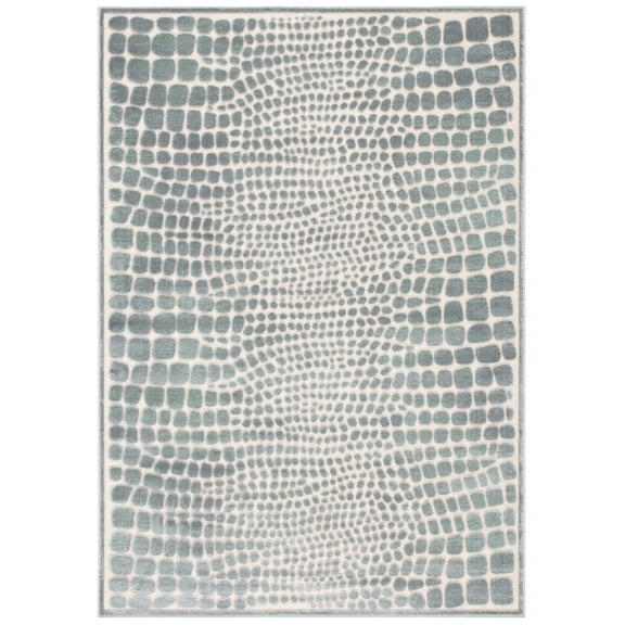 SAFAVIEH Paradise Petar Animal Area Rug, Gray/Multi, 5'3" x 7'6"