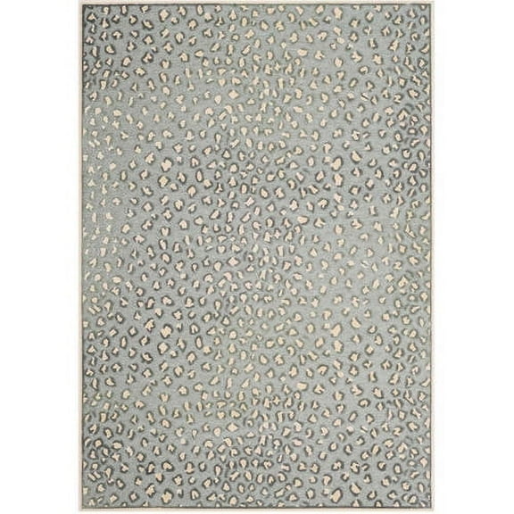 SAFAVIEH Paradise Ronnie Spotted Area Rug, Cream/Spruce, 5'3" x 7'6"