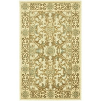 SAFAVIEH Paradise Stanice Traditional Area Rug, Ivory, 5'3" x 7'6"