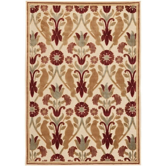 SAFAVIEH Paradise Torrey Floral Area Rug, Cream, 8' x 11'2"