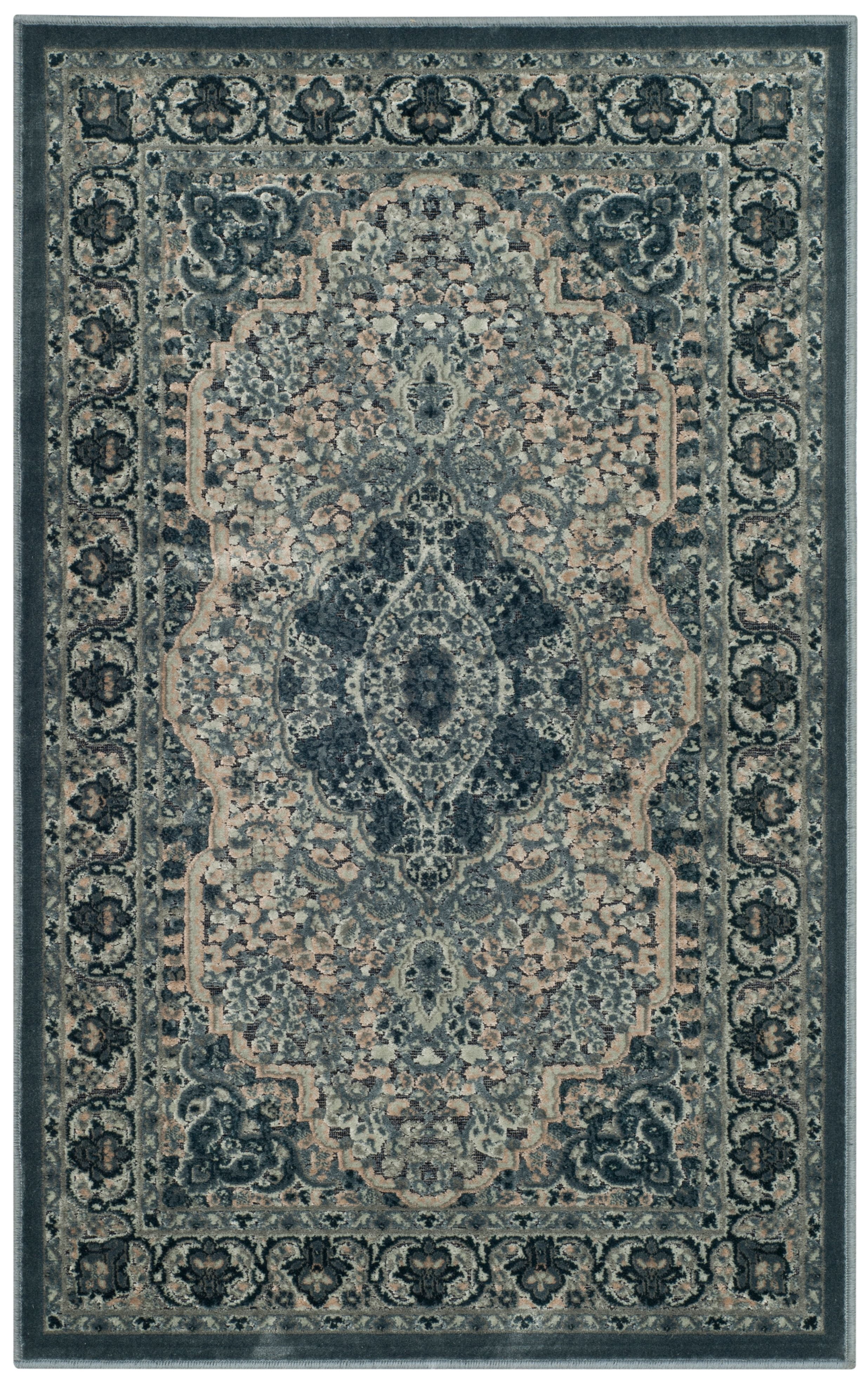 SAFAVIEH Paradise Zelma Traditional Area Rug, Light Blue/Blue, 2'7" x 4'