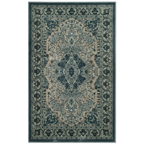 SAFAVIEH Paradise Zelma Traditional Area Rug, Light Blue/Blue, 2'7" x 4'