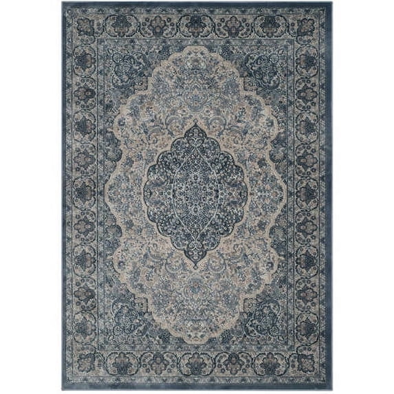 SAFAVIEH Paradise Zelma Traditional Area Rug, Light Blue/Blue, 8' x 11'2"