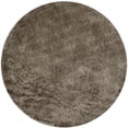 thumbnail image 1 of SAFAVIEH Paris Darwin Plush Polyester Shag Area Rug, Sable, 7' x 7' Round, 1 of 5