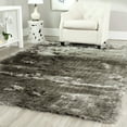 thumbnail image 1 of SAFAVIEH Paris Darwin Plush Polyester Shag Area Rug, Silver, 9' x 9' Square, 1 of 6