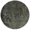 thumbnail image 1 of SAFAVIEH Paris Darwin Plush Polyester Shag Area Rug, Titanium, 5' x 5' Round, 1 of 5