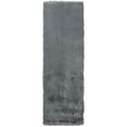 thumbnail image 1 of SAFAVIEH Paris Darwin Plush Polyester Shag Runner Rug, Slate, 2'3" x 8', 1 of 6
