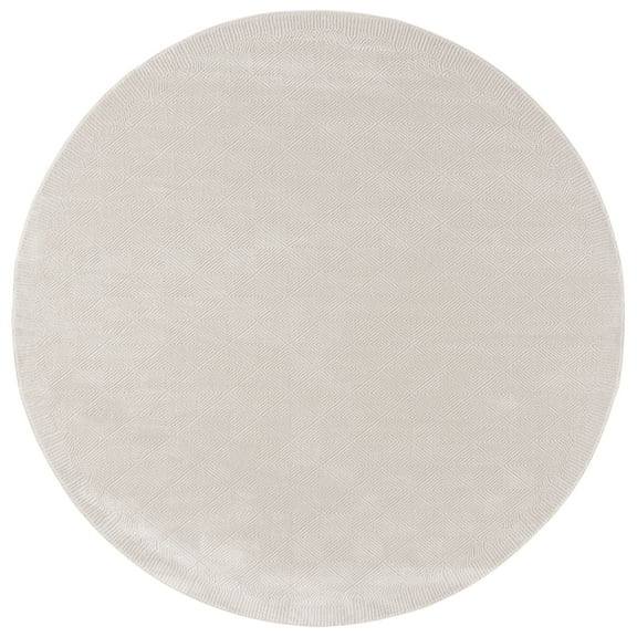 SAFAVIEH Parker Grace Geometric Area Rug, Taupe, 6'7" x 6'7" Round