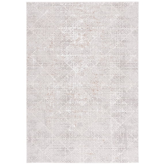 SAFAVIEH Parker Kady Abstract Area Rug, Taupe/Gray Ivory, 5'3" x 7'6"