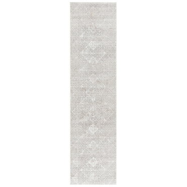 SAFAVIEH Parker Kady Abstract Runner Rug, Taupe/Gray Ivory, 2' x 8'