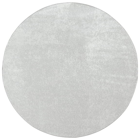SAFAVIEH Parker Lauressa Abstract Area Rug, Gray/Light Gray, 6'7" x 6'7" Round