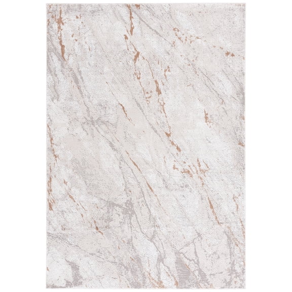SAFAVIEH Parker Lucas Abstract Area Rug, Taupe/Gray Gold, 9' x 12'