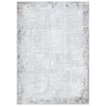 thumbnail image 1 of SAFAVIEH Parker Orval Distressed Polyester Area Rug, Grey/Ivory, 5'3" x 7'6", 1 of 8