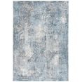 thumbnail image 1 of SAFAVIEH Parker Sally Abstract Polyester Area Rug, Blue/Taupe, 9' x 12', 1 of 8