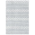 thumbnail image 1 of SAFAVIEH Parma Benedict Geometric Shag Area Rug, Grey/Ivory, 4' x 6', 1 of 8