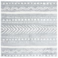thumbnail image 1 of SAFAVIEH Parma Blanche Geometric Shag Area Rug, Grey/Ivory, 6'7" x 6'7" Square, 1 of 8