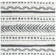 thumbnail image 1 of SAFAVIEH Parma Blanche Geometric Shag Area Rug, Ivory/Charcoal, 6'7" x 6'7" Square, 1 of 8