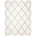 thumbnail image 1 of SAFAVIEH Parma Eglantine Geometric Shag Area Rug, Cream/Grey, 10' x 14', 1 of 10