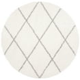 thumbnail image 1 of SAFAVIEH Parma Eglantine Geometric Shag Area Rug, Cream/Grey, 6'7" x 6'7" Round, 1 of 4