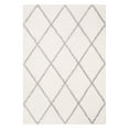 thumbnail image 1 of SAFAVIEH Parma Eglantine Geometric Shag Area Rug, Cream/Grey, 6'7" x 6'7" Square, 1 of 2