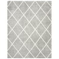 thumbnail image 1 of SAFAVIEH Parma Eglantine Geometric Shag Area Rug, Grey/Cream, 9' x 9' Round, 1 of 7