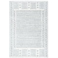 thumbnail image 1 of SAFAVIEH Parma Yvonne Geometric Shag Area Rug, Grey/Ivory, 4' x 6', 1 of 9