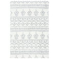 thumbnail image 1 of SAFAVIEH Parma Zen Geometric Shag Area Rug, Ivory/Grey, 5'3" x 7'6", 1 of 8