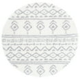 thumbnail image 1 of SAFAVIEH Parma Zen Geometric Shag Area Rug, Ivory/Grey, 6'7" x 6'7" Round, 1 of 8