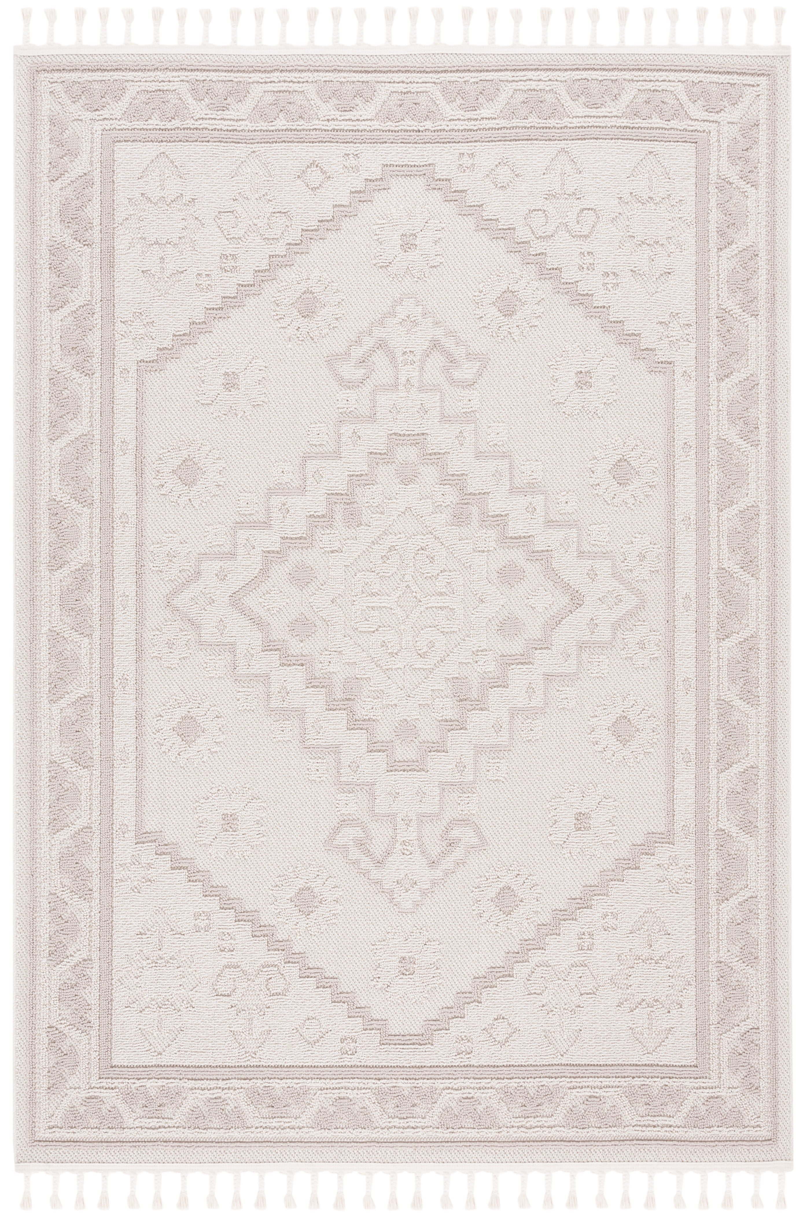 SAFAVIEH Paros Alfred Medallion Area Rug, Ivory, 4' x 6'
