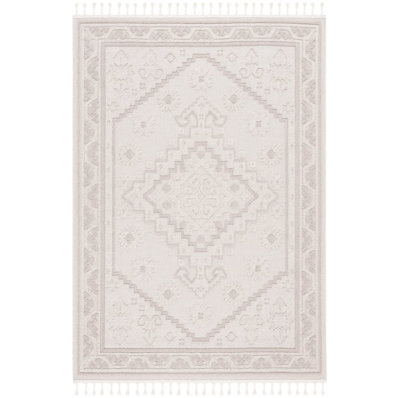 SAFAVIEH Paros Alfred Medallion Area Rug, Ivory, 4' x 6'