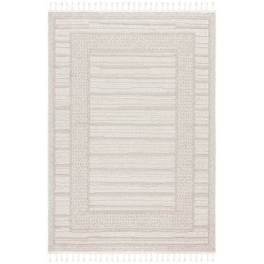 SAFAVIEH Paros Shanene Geometric Area Rug, Ivory, 5' x 7'