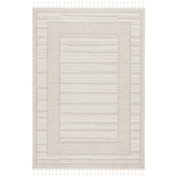 SAFAVIEH Paros Shanene Geometric Area Rug, Ivory, 5' x 7'
