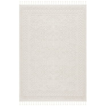 SAFAVIEH Paros York Geometric Area Rug, Ivory, 5' x 7'